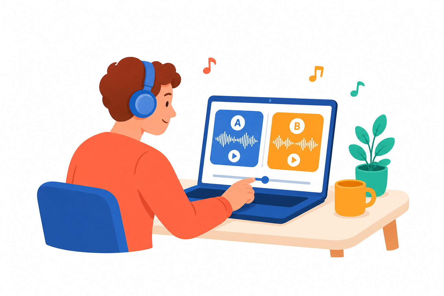 Choosing and refining a custom song